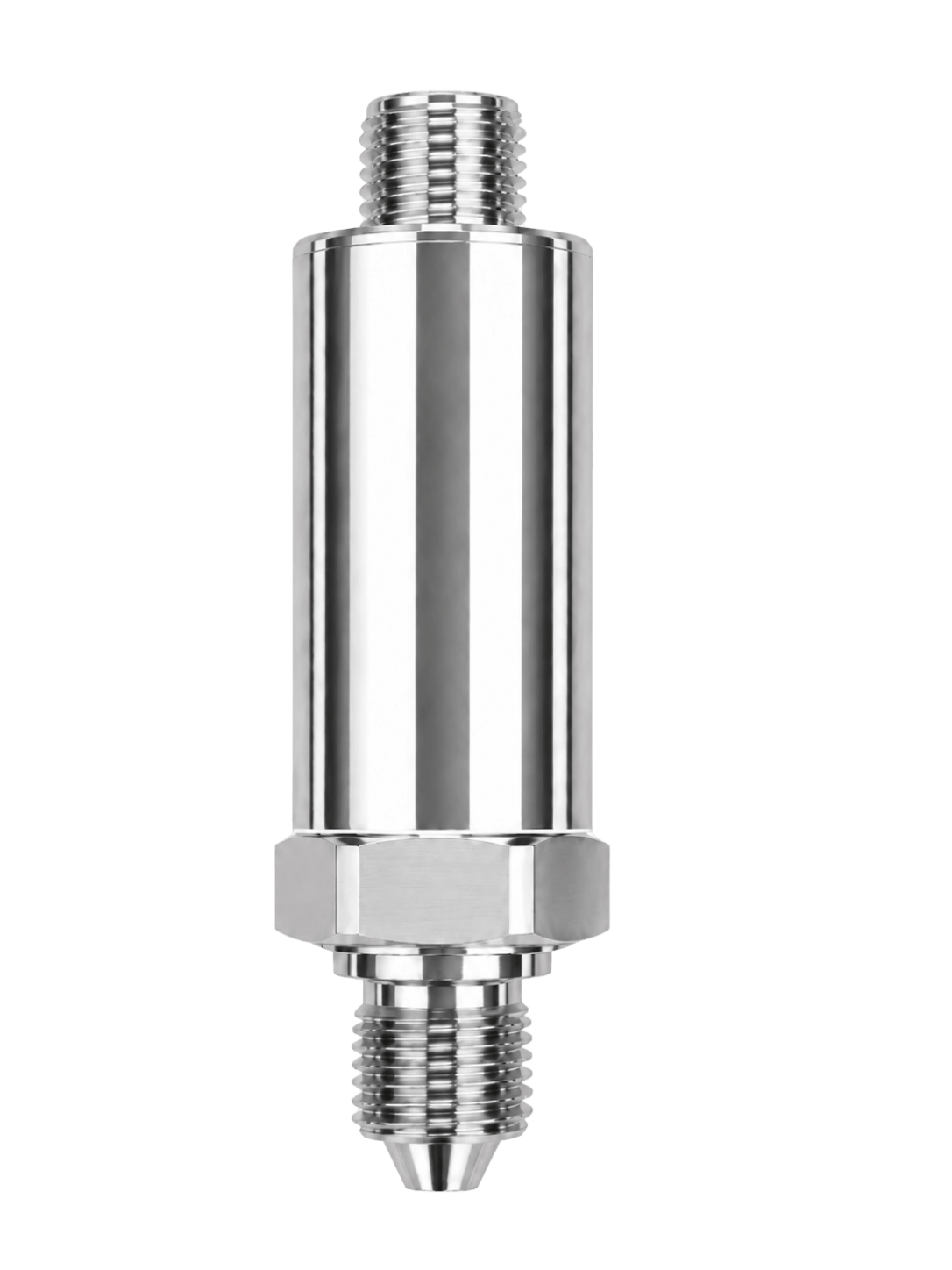 Pressure sensor for high pressure, optimized for Hydrogen